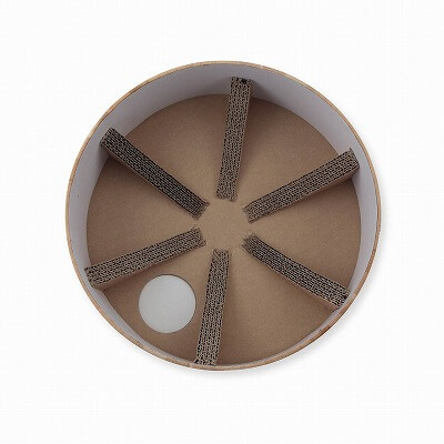 ＜猫壱＞爪とぎ　交換用爪とぎ　バリバリボウル交換用2個パック　バリバリボウル中