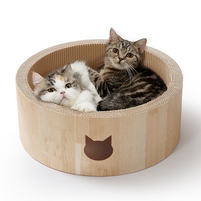 バリバリベッド® サークルL<br><p style="font-size:75%;">寝てよし、研いでよし　丸まれる絶妙なフィット感</p>【Amazon専売】