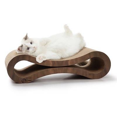 バリバリベッド®8 ダークブラウン<br><p style="font-size:75%;">寝てよし、研いでよし<br>なめらか曲線が気持ちよくフィット</p>【Amazon専売】