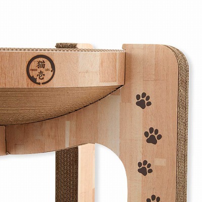 ＜猫壱＞爪とぎ　ダンボール　バリバリボウルタワー　商品画像3