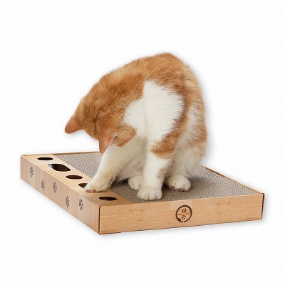 バリバリパッド コロコロボールスクエア<br><p style="font-size:75%;">２種類のボールがコロコロ回って狩猟本能を刺激</p>