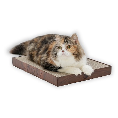 バリバリパッド ワイドプラス ダークブラウン<br><p style="font-size:75%;">高密度でダンボールで長持ち！  ケース入りつめとぎ</p>