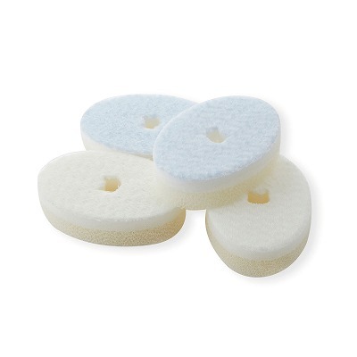 ヌルヌル汚れも洗剤なしでキレイに落とす食器用スポンジ４個パック