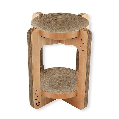 ＜猫壱＞爪とぎ　ダンボール　バリバリボウルタワー　サイズ