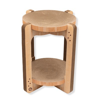 ＜猫壱＞爪とぎ　ダンボール　バリバリボウルタワー　サイズ