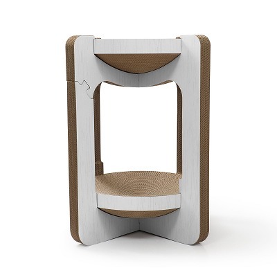 ＜猫壱＞爪とぎ　ダンボール　バリバリボウルタワー　チャーム限定　商品画像3