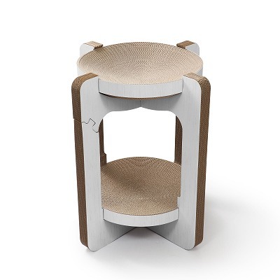 ＜猫壱＞爪とぎ　ダンボール　バリバリボウルタワー　チャーム限定　商品画像2