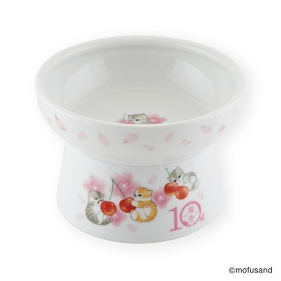 ＜猫壱＞猫用 脚付フードボウル レギュラー mofusand　商品画像1