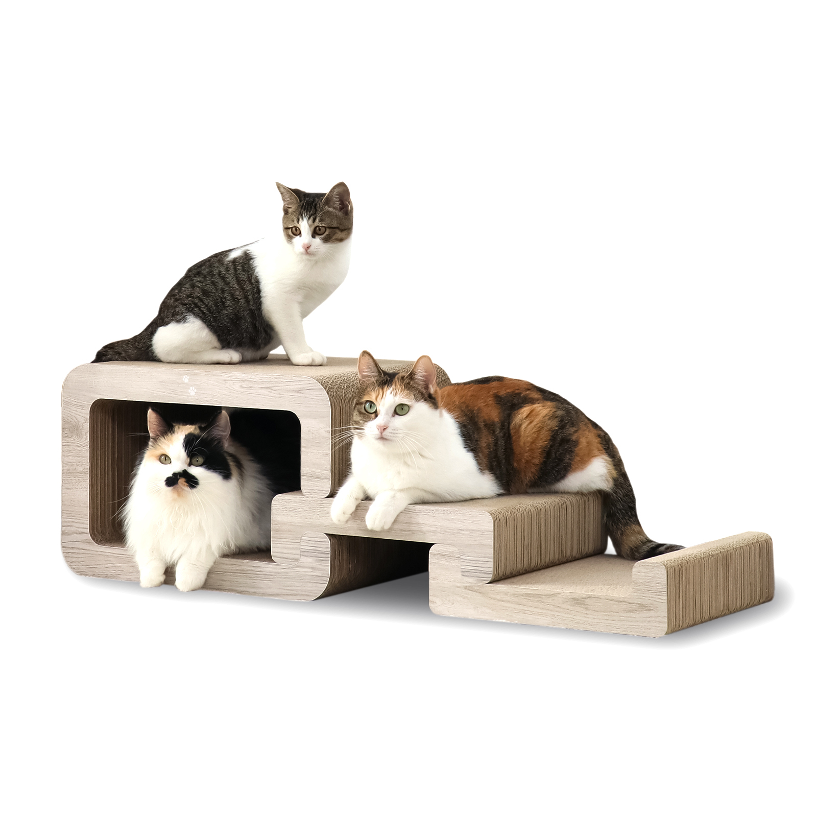 ＜猫壱＞猫用つめとぎ　バリバリステップ　メイン画像