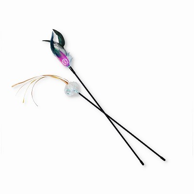 キャッチミー・イフ・ユー・キャン ねこじゃらし 羽根・リボン<br><p style="font-size:75%;">店舗限定販売</p>