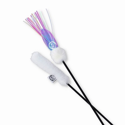 ＜猫壱＞猫用おもちゃ　キャッチミー・イフ・ユー・キャン ねこじゃらし フィルム・ファー　商品画像1