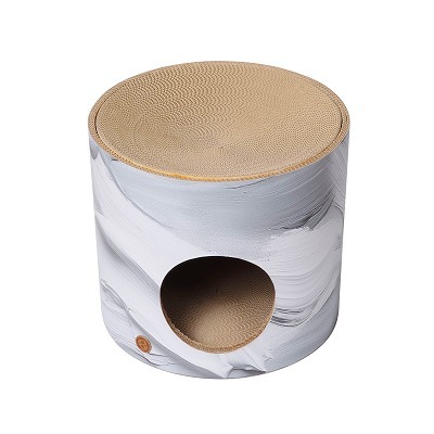 ＜猫壱＞爪とぎ　ダンボール爪とぎ　バリバリボウルハウス　商品画像3