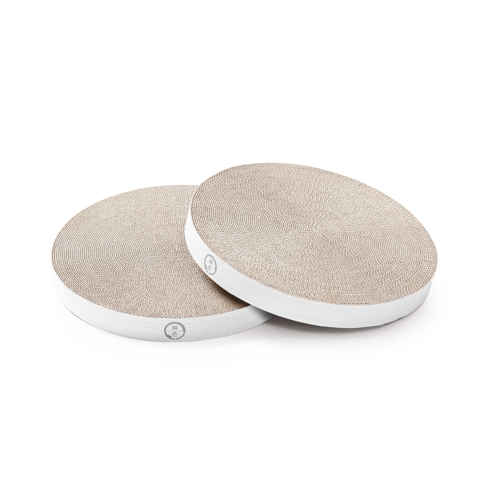 バリバリボウル交換用つめとぎ　2個パック　ホワイト<br><p style="font-size:75%;">寝てよし、研いでよし！交換できるので経済的</p>