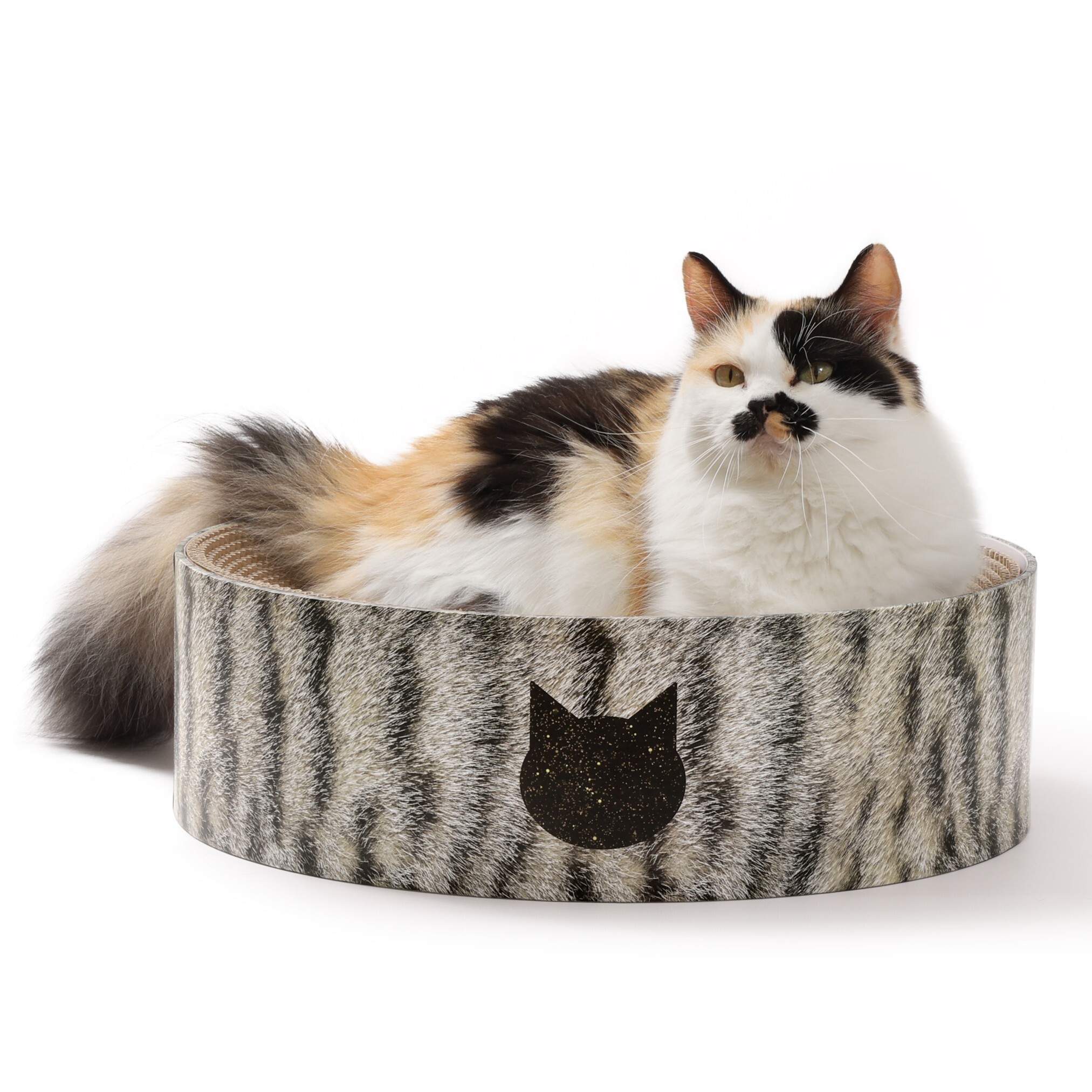 バリバリボウル　キジトラ<br><p style="font-size:75%;">寝てよし、研いでよし！交換できるので経済的</p>